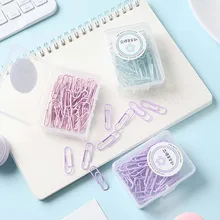 Macaron Colored Paper Clip Metal Clips Memo Clip Bookmarks Stationery Office Accessories School Supplies
Macaron Colored Paper Clip Metal Clips Memo Clip Bookmarks Stationery Office Accessories School Supplies