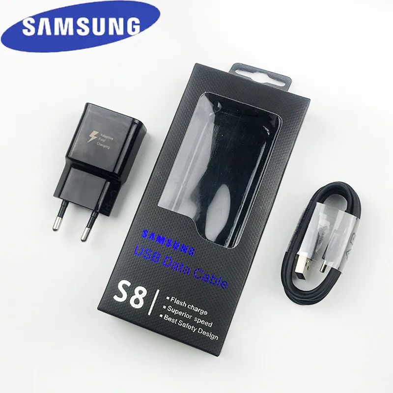 Original Samsung 15W Fast Charger Adaptive EU Plug Charge power adapter usb type c cable for galaxy s8 s9 s10 plus note 8 9 10
Original Samsung 15W Fast Charger Adaptive EU Plug Charge power adapter usb type c cable for galaxy s8 s9 s10 plus note 8 9 10