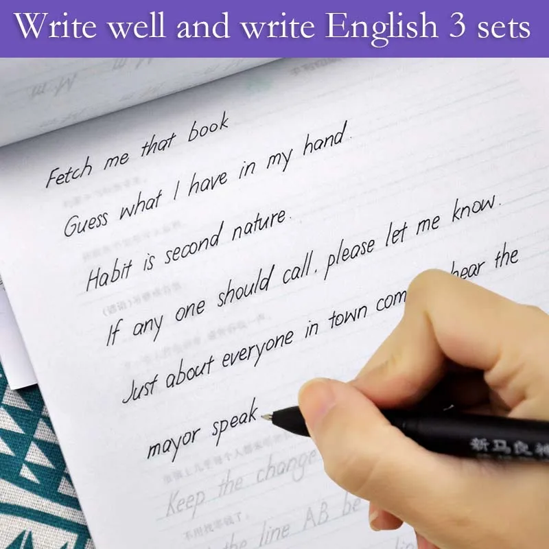 Books Pen English Copybook Hard Calligraphy Practice Fancy Decals Handwritten Printed Round Libros Livros Book Livres Quaderno
Books Pen English Copybook Hard Calligraphy Practice Fancy Decals Handwritten Printed Round Libros Livros Book Livres Quaderno