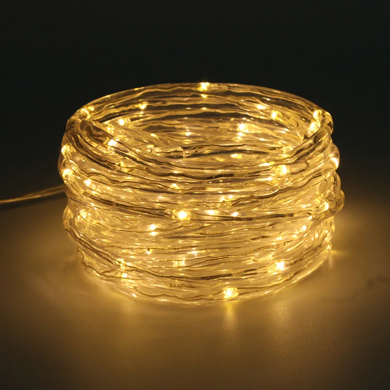 Battery Box LED String Lights Transparent Solid Tube 5 Meters 100 LED Lights Used For Christmas Decoration String Lights
Battery Box LED String Lights Transparent Solid Tube 5 Meters 100 LED Lights Used For Christmas Decoration String Lights