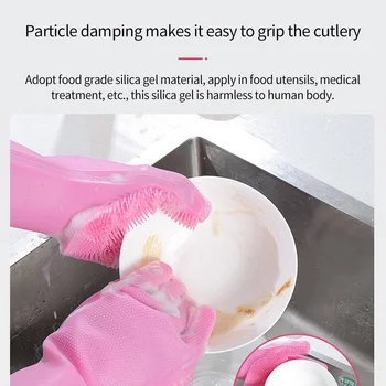 TIOODRE 2Pcs Silicone Gloves Magic Dish Washing Cleaning Glove Scrubber Brush Multifunctional Non-Slip For Dishes Kitchen Carb
TIOODRE 2Pcs Silicone Gloves Magic Dish Washing Cleaning Glove Scrubber Brush Multifunctional Non-Slip For Dishes Kitchen Carb