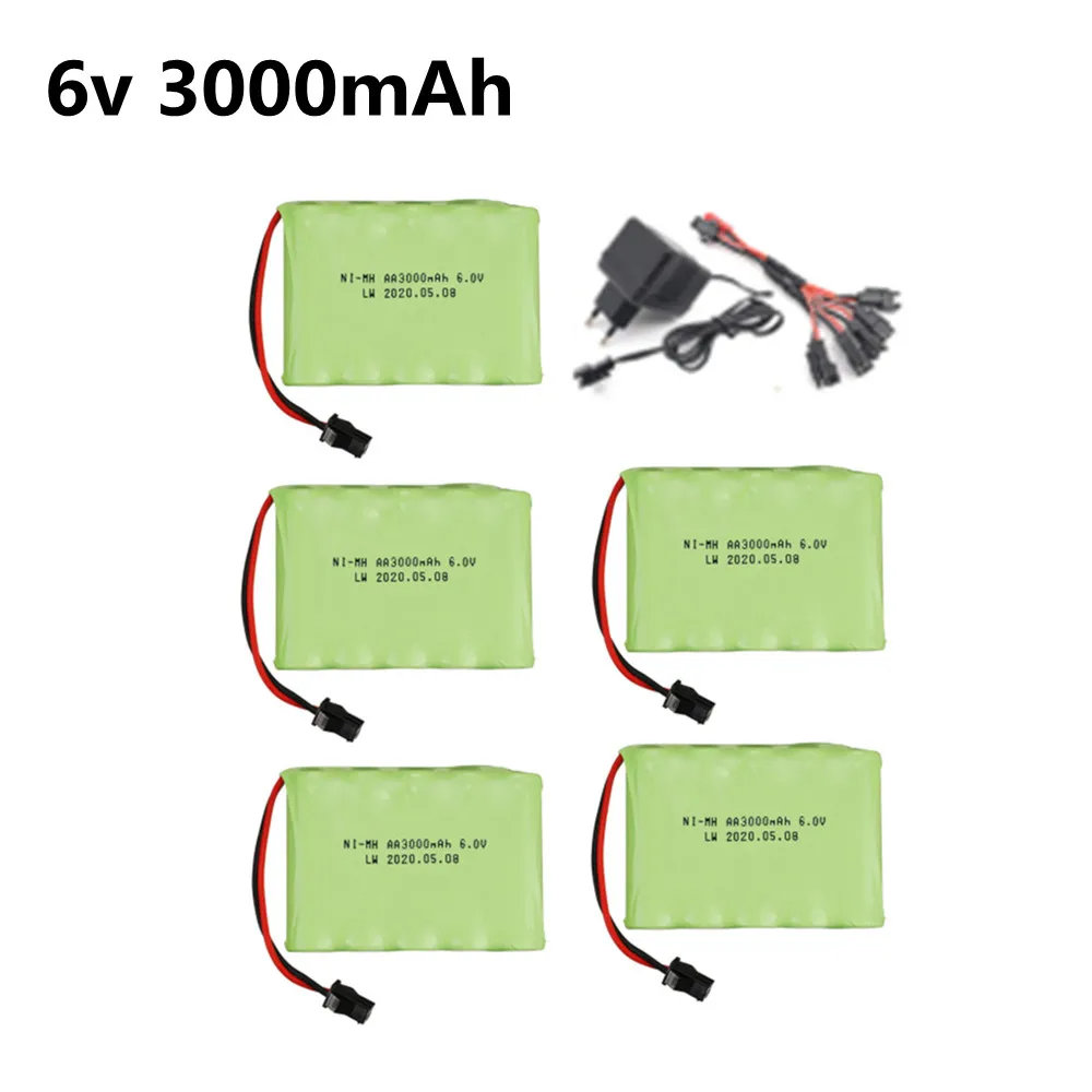 Аккумулятор 3000 мА · ч, 6 в, с зарядным устройством для радиоуправляемых машин, роботов, танков, пистолетов, лодок, 6 в, NiMH, AA, 2400 мА · ч, 6 в, перезаряжаемый аккумулятор
Аккумулятор 3000 мА · ч, 6 в, с зарядным устройством для радиоуправляемых машин, роботов, танков, пистолетов, лодок, 6 в, NiMH, AA, 2400 мА · ч, 6 в, перезаряжаемый аккумулятор