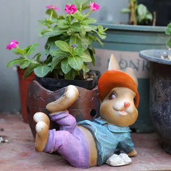 PASTORAL CUTE RABBIT FRP FLOWER POT ORNAMENTS OUTDOOR COURTYARD FIGURINES CRAFTS VILLA GARDEN LANDSCAPE FURNISHING DECORATION
PASTORAL CUTE RABBIT FRP FLOWER POT ORNAMENTS OUTDOOR COURTYARD FIGURINES CRAFTS VILLA GARDEN LANDSCAPE FURNISHING DECORATION