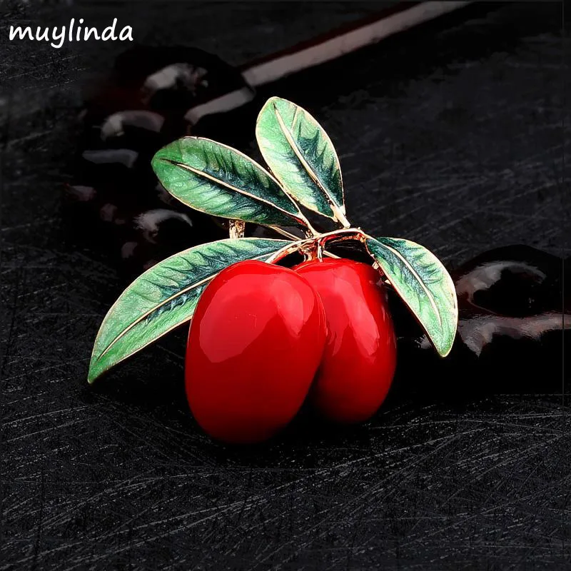 Creative Retro Brooch Women's Brooch Coloured Drawing Cherry Cute Corsage Versatile Men Brooch Alloy Clothing
Creative Retro Brooch Women's Brooch Coloured Drawing Cherry Cute Corsage Versatile Men Brooch Alloy Clothing