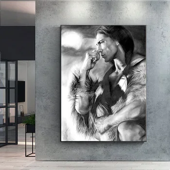 Black and White Native Indian Figure Canvas Painting Posters and Prints Scandinavian Wall Art Picture for living room
Black and White Native Indian Figure Canvas Painting Posters and Prints Scandinavian Wall Art Picture for living room