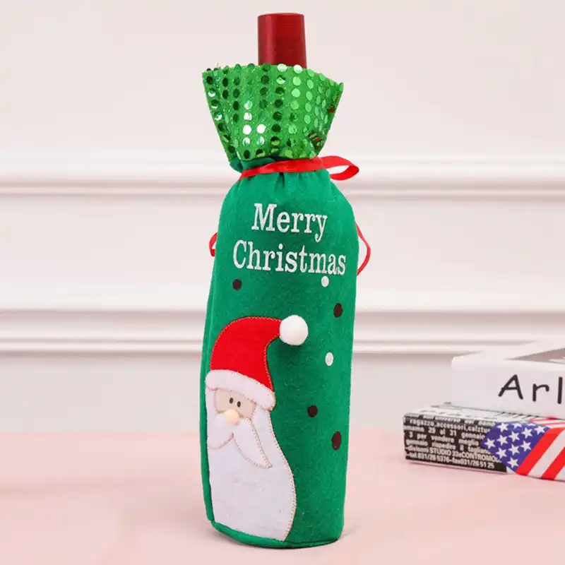 bag christmas decoration items creative embroidered santa claus