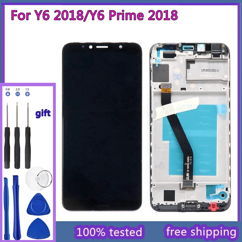 Screen LCD Touch Screen Digitizer for Huawei Y6 2018/ Y6 Prime 2018 /Honor 7A Pro/Enjoy 8e with repair tools
Screen LCD Touch Screen Digitizer for Huawei Y6 2018/ Y6 Prime 2018 /Honor 7A Pro/Enjoy 8e with repair tools