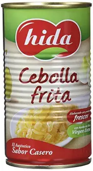 Hida Cebolla Frita 340g x 6 Latas - Total: 2040 g 
Hida Cebolla Frita 340g x 6 Latas - Total: 2040 g