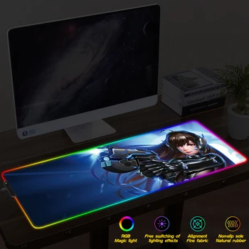Large Gaming Mouse Pad Gamer Mousepad RGB Mouse Pad XXL Computer Mat LED Backlit Mat Mause Carpet Desk Mat for Overwatch OW DVA
Large Gaming Mouse Pad Gamer Mousepad RGB Mouse Pad XXL Computer Mat LED Backlit Mat Mause Carpet Desk Mat for Overwatch OW DVA