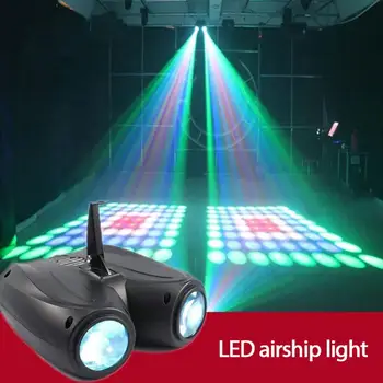 Sound control double airship stage light KTV pattern light nightclub flashing light double head beam light Commercial Lighting
Sound control double airship stage light KTV pattern light nightclub flashing light double head beam light Commercial Lighting