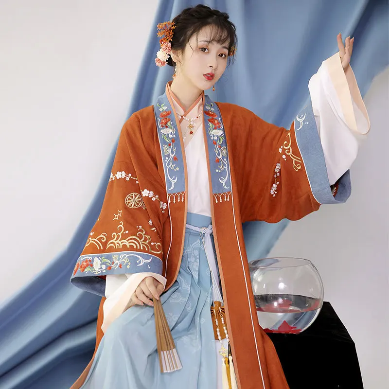 XinHuaEase Hanfu Women's Chinese Style Traditional Folk Oriental Ancient Song Dynasty Dresses Cosplay Costumes Clothes ChiXia
XinHuaEase Hanfu Women's Chinese Style Traditional Folk Oriental Ancient Song Dynasty Dresses Cosplay Costumes Clothes ChiXia