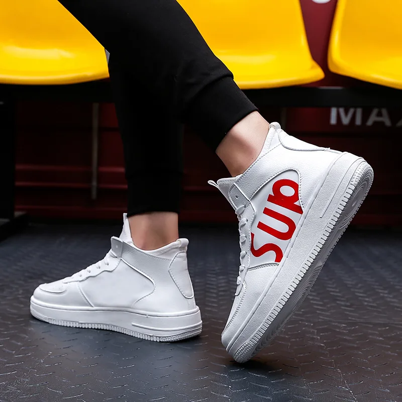 Korean-style Students Shoe Trend Spring And Summer Hight-top MEN'S SHOES Men's Sup Lace-up Irregular Hight-top Men's Mid-top Sho
Korean-style Students Shoe Trend Spring And Summer Hight-top MEN'S SHOES Men's Sup Lace-up Irregular Hight-top Men's Mid-top Sho