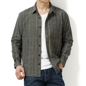 Plus Size 7XL 6XL 5XL 4XL Shirt Men 2019 Spring Autumn New Male Social Shirt Long Sleeve Cotton Plaid Loose Tops Brand Clothing
Plus Size 7XL 6XL 5XL 4XL Shirt Men 2019 Spring Autumn New Male Social Shirt Long Sleeve Cotton Plaid Loose Tops Brand Clothing