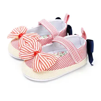 Newborn Baby Girl Shoes Cute Bow Stripe Soft Anti-skid Toddler Shoes Soft Sole Baby Shoes 0-18M
Newborn Baby Girl Shoes Cute Bow Stripe Soft Anti-skid Toddler Shoes Soft Sole Baby Shoes 0-18M