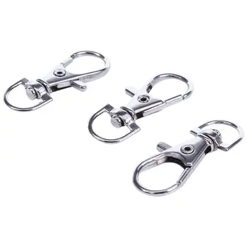 20Pcs Metal Lobster Trigger Swivel Clasp Hooks Clip Buckle Jewellery Making Arts Crafts Key Ring Keychain 35mm 
20Pcs Metal Lobster Trigger Swivel Clasp Hooks Clip Buckle Jewellery Making Arts Crafts Key Ring Keychain 35mm