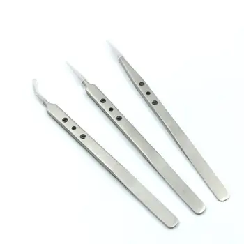 Stainless Steel Precision Straight Fine Tip Tweezers High Elasticity For Mobile Phone Motherboard Repair Tool
Stainless Steel Precision Straight Fine Tip Tweezers High Elasticity For Mobile Phone Motherboard Repair Tool