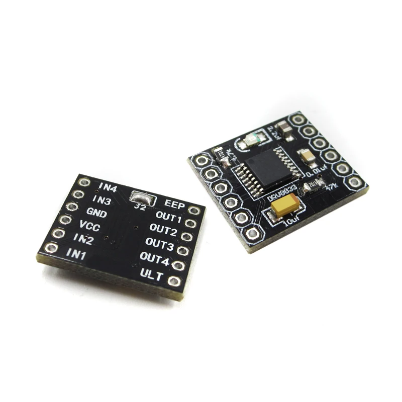 2PCS DRV8833 2 Channel Motor Driver DC Motor Driver Module Board 1.5A 3V-10V H-Bridge 4-Wire Step Motor
2PCS DRV8833 2 Channel Motor Driver DC Motor Driver Module Board 1.5A 3V-10V H-Bridge 4-Wire Step Motor