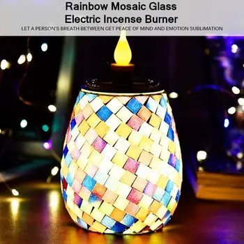 LED glass Aroma Warmer Night Lamp Mosaic Electric Plug-In Powerful Wax Melt Oil Burner Warmer
LED glass Aroma Warmer Night Lamp Mosaic Electric Plug-In Powerful Wax Melt Oil Burner Warmer