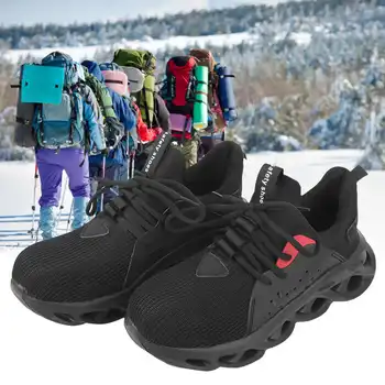 Men Labor Protection Shoes Steel Toe Breathable Anti-Knock Puncture-Proof Safety Work Footwear
Men Labor Protection Shoes Steel Toe Breathable Anti-Knock Puncture-Proof Safety Work Footwear