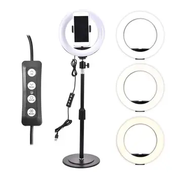 LED Selfie Ring Light Phone Bracket Multi-Function Dimmable Ring Light For Cell Phone Camera Live Stream Makeup Youtube Facebook 
LED Selfie Ring Light Phone Bracket Multi-Function Dimmable Ring Light For Cell Phone Camera Live Stream Makeup Youtube Facebook