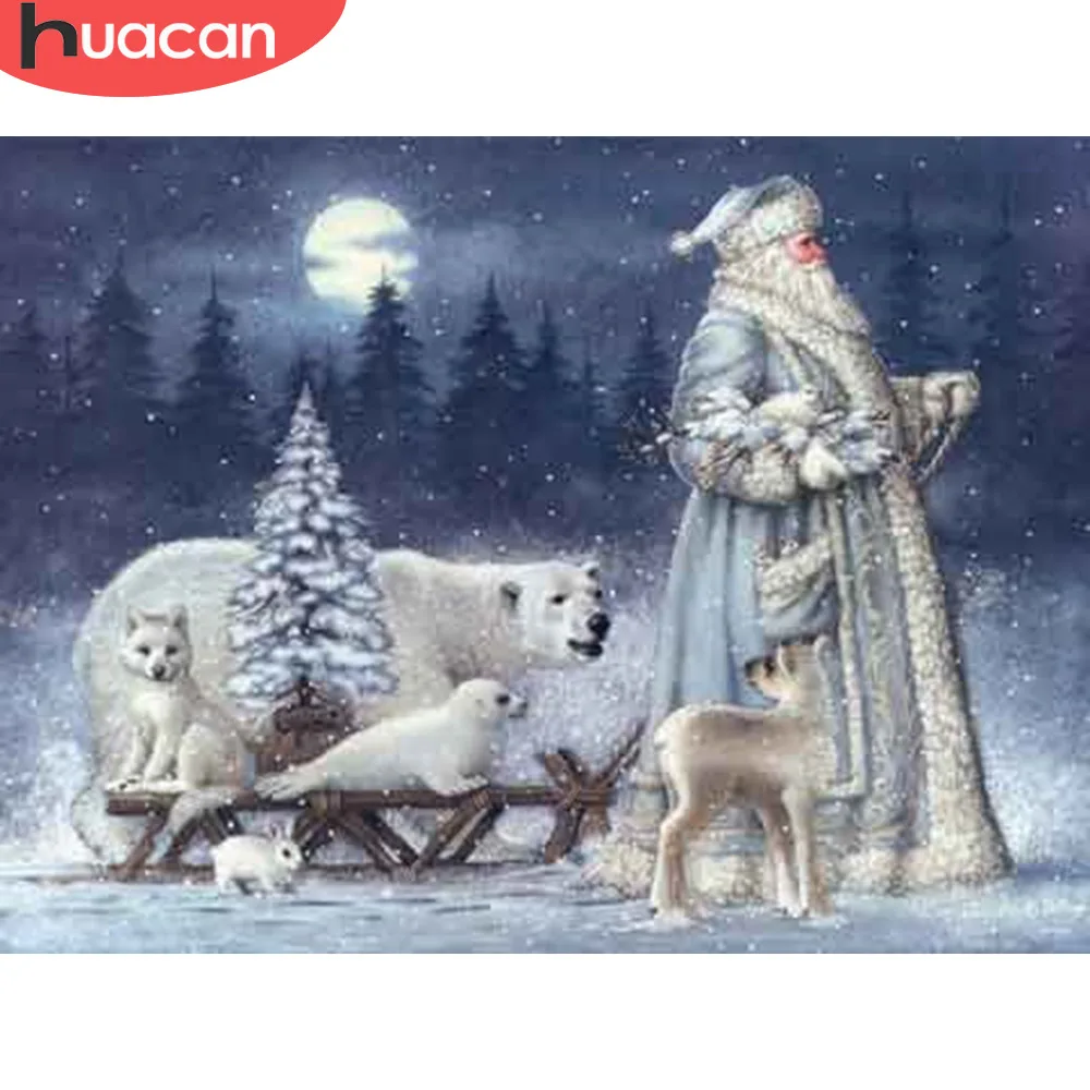 HUACAN Diamond Paintnig Portrait Santa Claus Christmas Diamond Embroidery Full Square Mosaic Beaded Picture Of Rhinestone
HUACAN Diamond Paintnig Portrait Santa Claus Christmas Diamond Embroidery Full Square Mosaic Beaded Picture Of Rhinestone