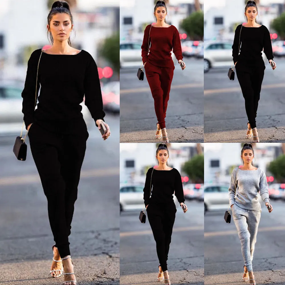 New Women Jogger Fashion Casual Simple Daily Spring Summer Sets Casual Tracksuit Hoodies Sweatshirt Pants 2Pcs Suits Sport Wear
New Women Jogger Fashion Casual Simple Daily Spring Summer Sets Casual Tracksuit Hoodies Sweatshirt Pants 2Pcs Suits Sport Wear