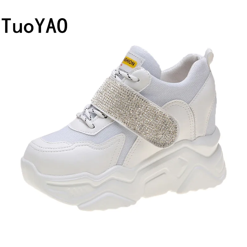2019 Women Sneakers Mesh Casual Platform Trainers White Shoes 8.5CM Heels Autumn Wedges Breathable Woman Height Increasing Shoes
2019 Women Sneakers Mesh Casual Platform Trainers White Shoes 8.5CM Heels Autumn Wedges Breathable Woman Height Increasing Shoes
