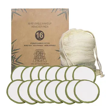 Reusable Bamboo Makeup Remover Pads For Face 20 Packs,Reusable Facial Cotton Rounds Facial Pads With Bag For All Skin Cleansing
Reusable Bamboo Makeup Remover Pads For Face 20 Packs,Reusable Facial Cotton Rounds Facial Pads With Bag For All Skin Cleansing