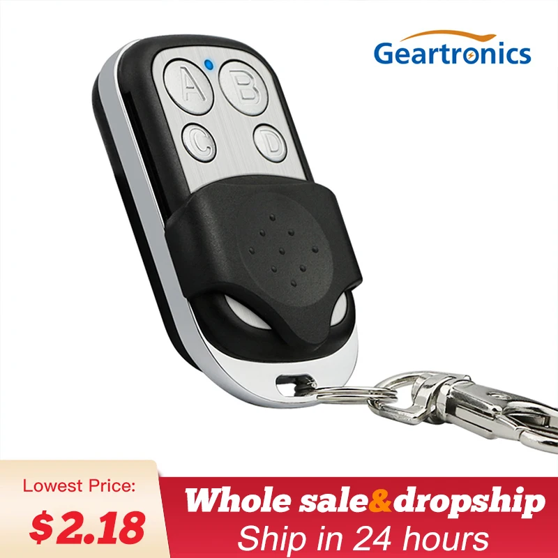 Hot Sale Cloning gate Remote Control Duplicator 433,92MHz remote 433MHz Fixed code remote transmitter key duplicator for barrier
Hot Sale Cloning gate Remote Control Duplicator 433,92MHz remote 433MHz Fixed code remote transmitter key duplicator for barrier