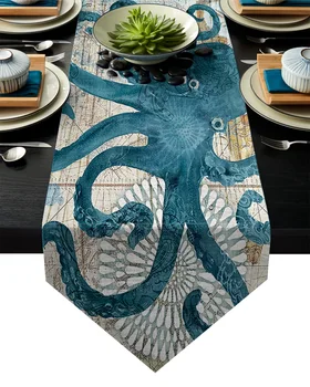 Octopus Ocean Creature Landscape Table Runner Table Flag Home Party Decorative Tablecloth Table Runners
Octopus Ocean Creature Landscape Table Runner Table Flag Home Party Decorative Tablecloth Table Runners