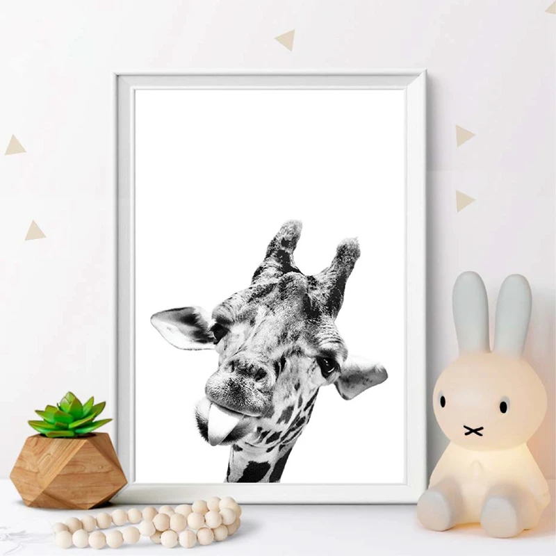 Giraffe Prints Nursery Decor
