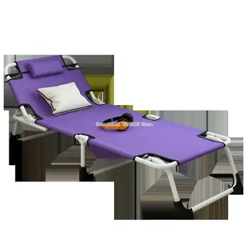 Folding Bed Single Siesta Bed Office Chair Simple Accompanying Bed Camping Bed Chair 
Folding Bed Single Siesta Bed Office Chair Simple Accompanying Bed Camping Bed Chair