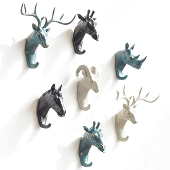 European Style Retro Stereoscopic Animal Wall Hanging Creative Decoration ELK key Hook Coat Hat Bag Holder Home Decor 06
European Style Retro Stereoscopic Animal Wall Hanging Creative Decoration ELK key Hook Coat Hat Bag Holder Home Decor 06