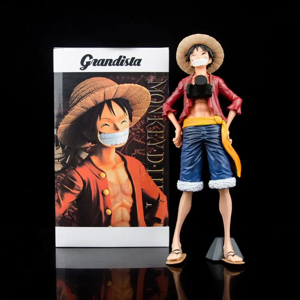 27CM ONE PIECE Anime figurines Smiley Camera Straw Hat Three Emoticons Alternative Face Monkey D. Luffy PVC Action Figure Collec
27CM ONE PIECE Anime figurines Smiley Camera Straw Hat Three Emoticons Alternative Face Monkey D. Luffy PVC Action Figure Collec