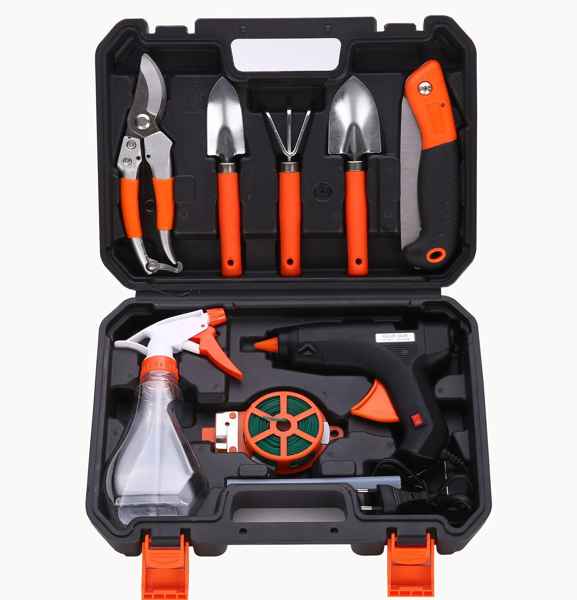 Hardware Toolbox Garden Gardening Tools Combination Set Electric Glue Gun Set Garden Flowers Tool
Hardware Toolbox Garden Gardening Tools Combination Set Electric Glue Gun Set Garden Flowers Tool