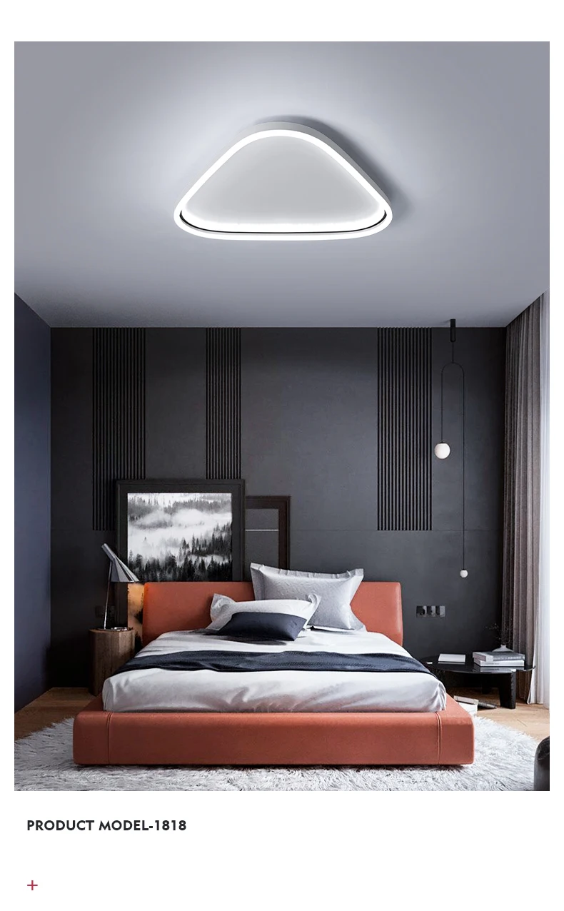 Modern LED Ceiling Lamp Bedroom Study Room Kitchen Black/White/Gold Minimalist Geometry Home Accessories Surface Mounted Lights Modern LED Ceiling Lamp Bedroom Study Room Kitchen Black/White/Gold Minimalist Geometry Home Accessories Surface Mounted Lights