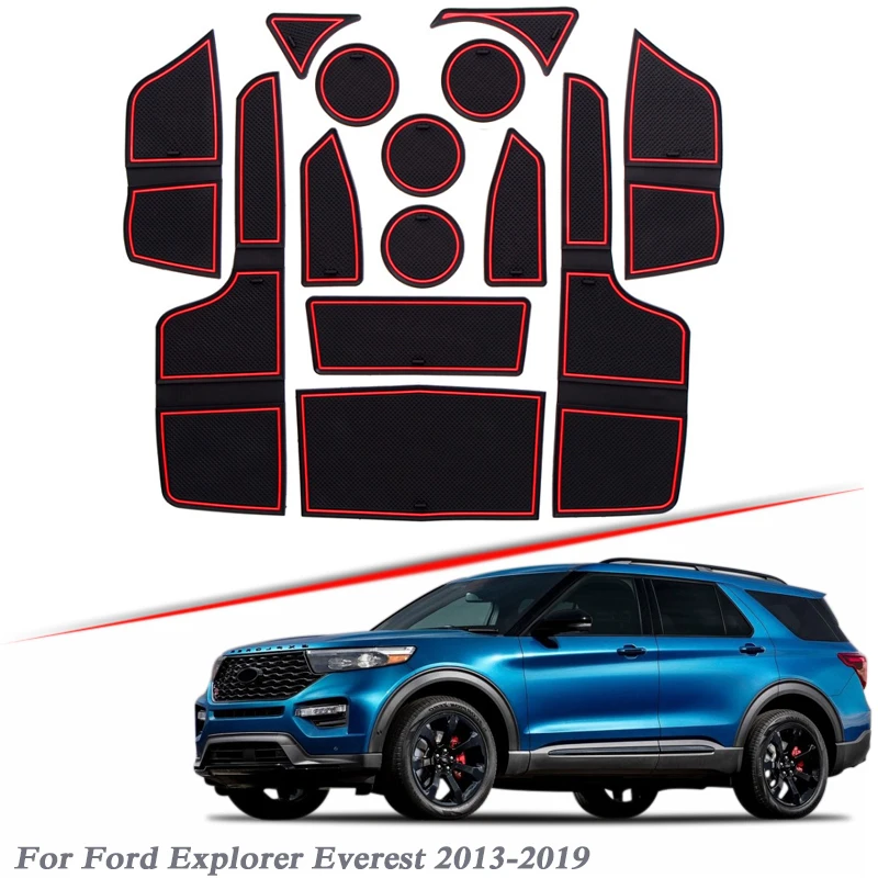24pcs Car Styling For Ford Everest Explorer 2013-2019 Latex Gate slot pad Interior Door Groove Mat Non-slip dust Mat Accessories
24pcs Car Styling For Ford Everest Explorer 2013-2019 Latex Gate slot pad Interior Door Groove Mat Non-slip dust Mat Accessories