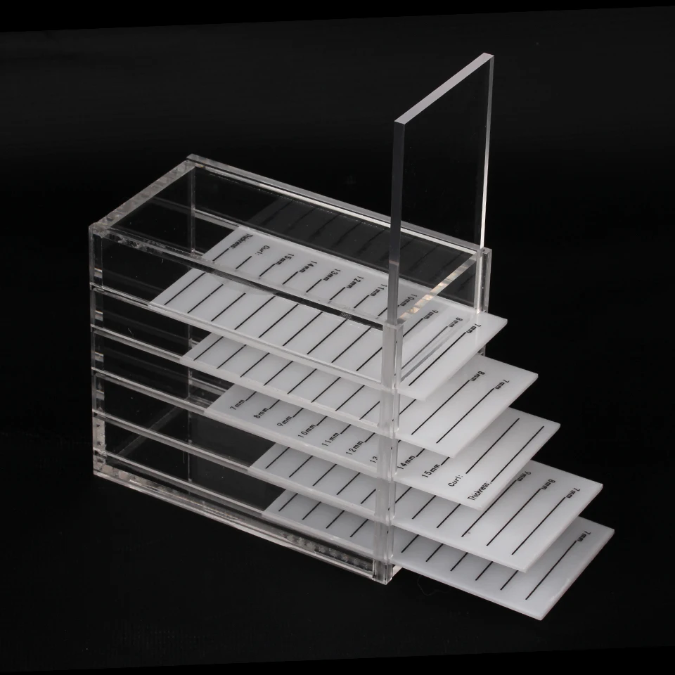 5 Layer Eyelash Extension Storage Box Acrylic Lash Holder Pallet For Individual Volume Lash Extension Display Stand Makeup Tools
5 Layer Eyelash Extension Storage Box Acrylic Lash Holder Pallet For Individual Volume Lash Extension Display Stand Makeup Tools