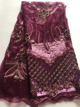 Embroidered Net Fabric with beads With super Quality David-11.9501 African Tulle Lace Fabric For party Dress
Embroidered Net Fabric with beads With super Quality David-11.9501 African Tulle Lace Fabric For party Dress