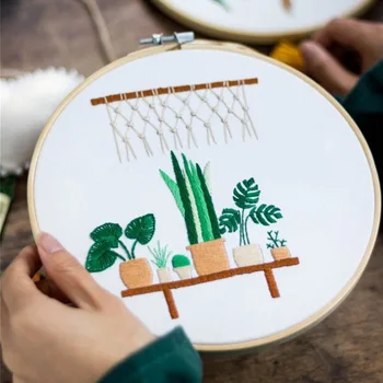 Plant Series DIY Embroidery Kit for Beginner Needlework Material Package Handcraft Sewing Art Hanging Painting Gift Home Decor
Plant Series DIY Embroidery Kit for Beginner Needlework Material Package Handcraft Sewing Art Hanging Painting Gift Home Decor