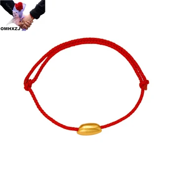 OMHXZJ Wholesale BA165 European Fashion Hot Fine Woman Girl Party Birthday Wedding Gift Bead 24KT Gold Black Red Thread Bracelet 
OMHXZJ Wholesale BA165 European Fashion Hot Fine Woman Girl Party Birthday Wedding Gift Bead 24KT Gold Black Red Thread Bracelet