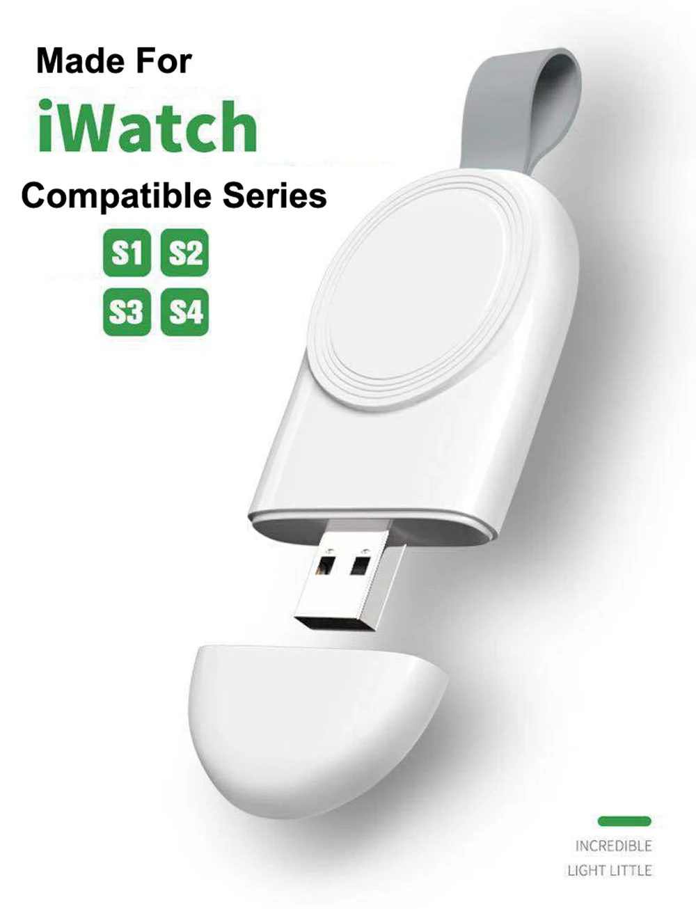 Portable USB Wireless Charger Adapter For Apple IWatch Watch Charger Magnetic Charge Mini USB Watch Wireless Travel Home Charger
Portable USB Wireless Charger Adapter For Apple IWatch Watch Charger Magnetic Charge Mini USB Watch Wireless Travel Home Charger