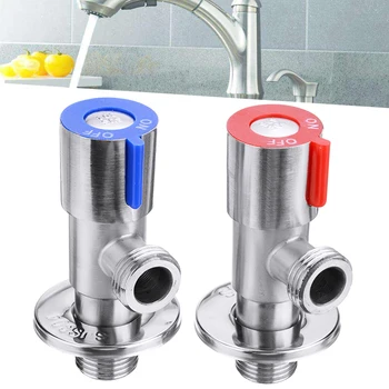 2pcs Steel Triangle Valve 1/2'' Wash Basin Ball Valve Large Flow 3 Ways Water Valve Hose Connection Bathroom Hardware
2pcs Steel Triangle Valve 1/2'' Wash Basin Ball Valve Large Flow 3 Ways Water Valve Hose Connection Bathroom Hardware