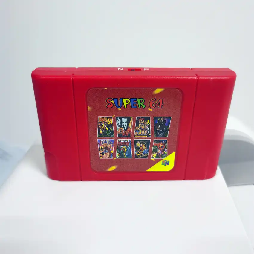 new diy super 64 retro game card 340 in 1 game cartridge for n64