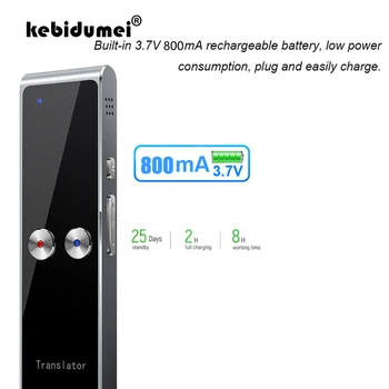 T8 Plus 3-in-1 40 Languages Two Way Real-time Translator Smart Voice Text Photo Translation for Learning Travel Business Meeting
T8 Plus 3-in-1 40 Languages Two Way Real-time Translator Smart Voice Text Photo Translation for Learning Travel Business Meeting