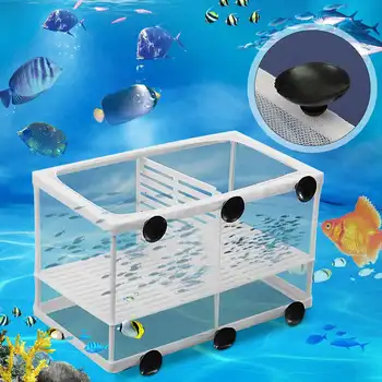 10X5.8X6.1" White Dual Net Breeder Aquarium Fish Tank Fry Breeding Hatchery Safely Separates Partition Box fishaquarium Case Kit
10X5.8X6.1" White Dual Net Breeder Aquarium Fish Tank Fry Breeding Hatchery Safely Separates Partition Box fishaquarium Case Kit