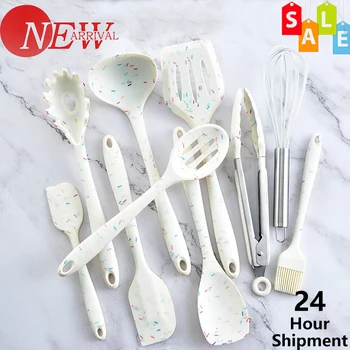 Kitchen Silicone Tool Set High And Low Temperature Resistant Non-stick Cookware Cookware Kitchen Cooking Tool Set Kitchen Tool
Kitchen Silicone Tool Set High And Low Temperature Resistant Non-stick Cookware Cookware Kitchen Cooking Tool Set Kitchen Tool