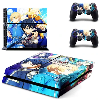 SWORD ART ONLINE Alicization Lycoris Decal PS4 Skin Sticker For Playstation 4 Console protection film +2Pcs Controllers cover
SWORD ART ONLINE Alicization Lycoris Decal PS4 Skin Sticker For Playstation 4 Console protection film +2Pcs Controllers cover