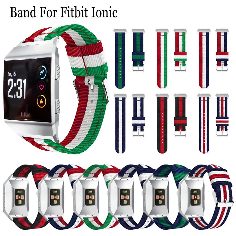 Fashion Nylon Watchband Straps For Fitbit Ionic Wristband Replacement Bracelet For Fitbit Ionic Smart Quick Release Accessories
Fashion Nylon Watchband Straps For Fitbit Ionic Wristband Replacement Bracelet For Fitbit Ionic Smart Quick Release Accessories