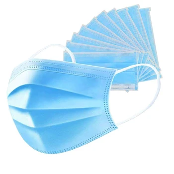 100pcs Disposable Sanitary Masks 3 Ply Facial Mask - Elastic Ear Loop, Protect You From Pollen Allergen Free DHL Shipping
100pcs Disposable Sanitary Masks 3 Ply Facial Mask - Elastic Ear Loop, Protect You From Pollen Allergen Free DHL Shipping